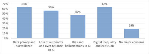 Figure 3. Ethical and societal concerns in AI integration