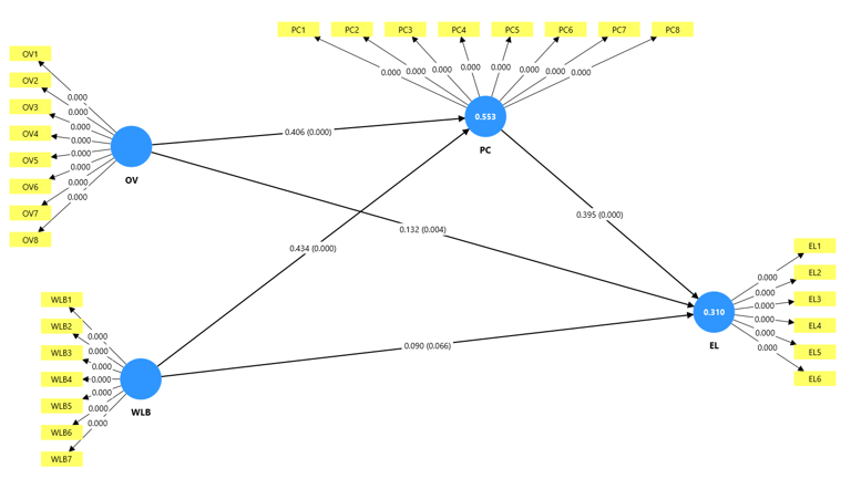 Figure 2. Structural Model Results